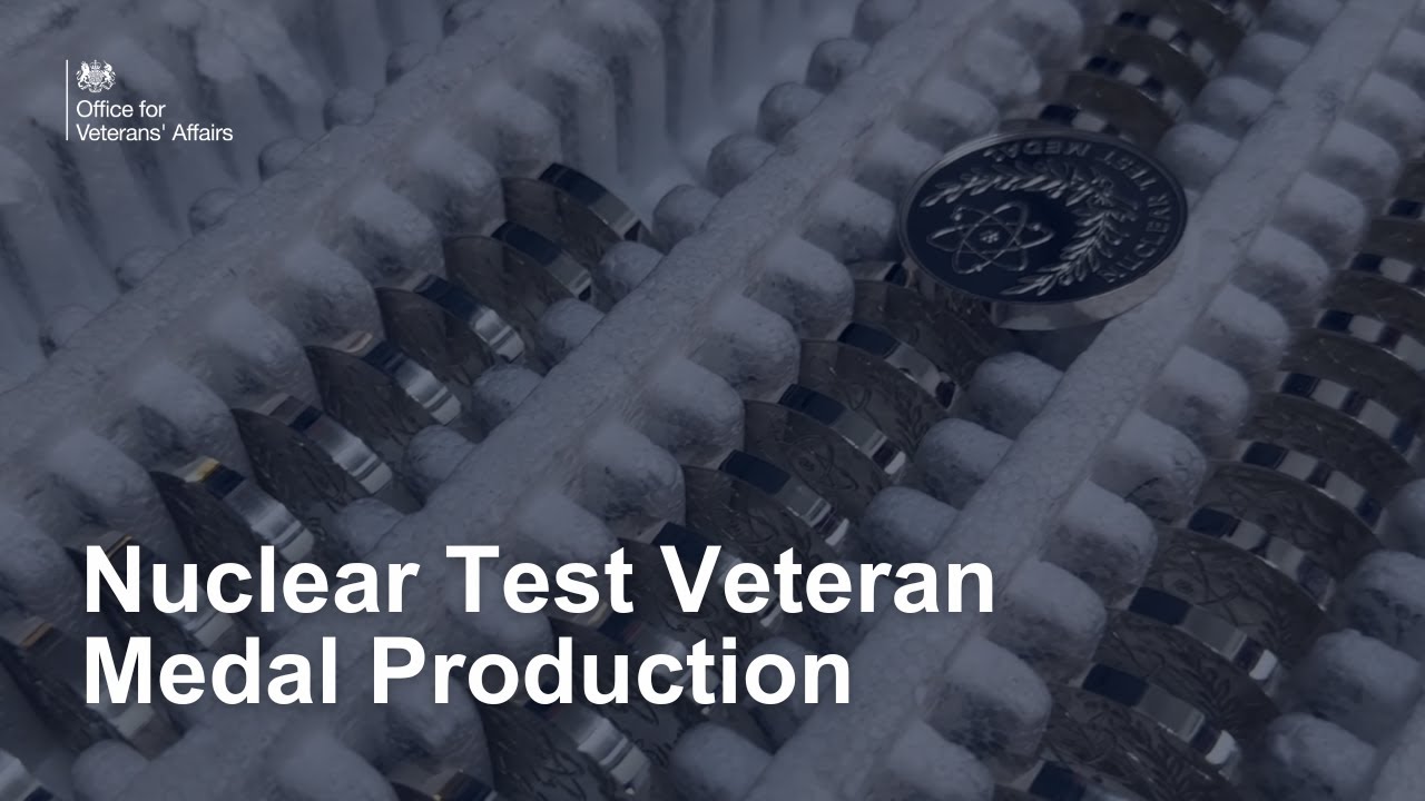 Ever wondered how a military medal is made? Learn how Nuclear Test Veteran medals are made