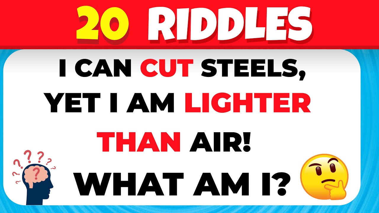 20 Impossible Riddles Ever 🤯  Genius Brain Teasers & IQ Challenge!