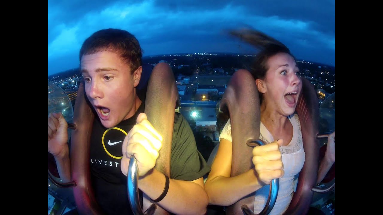 Myrtle Beach Slingshot: HD FUNNIEST REACTION EVER!