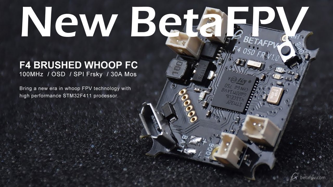 BetaFPV F4 Flight Controller - Batts - Radio