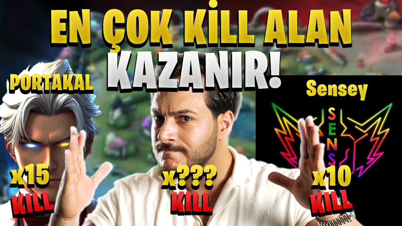 Bu Kapışmada Kaybeden Rezil Olur! 😱 EN ÇOK KİLL ALAN KAZANIR! | Mobile Legends | w/Porkatal, Sensey