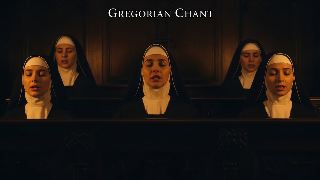 🔴LIVE Eternal Night of Gregorian Chants – Monastic Harmony for Peaceful Rest Night