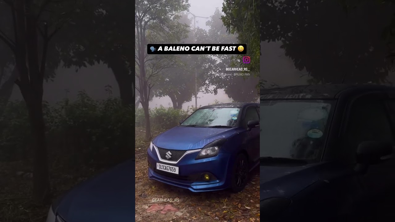 BALENO RS AT 210 KM/H 🚀🚀// #automobile #race #fast #baleno