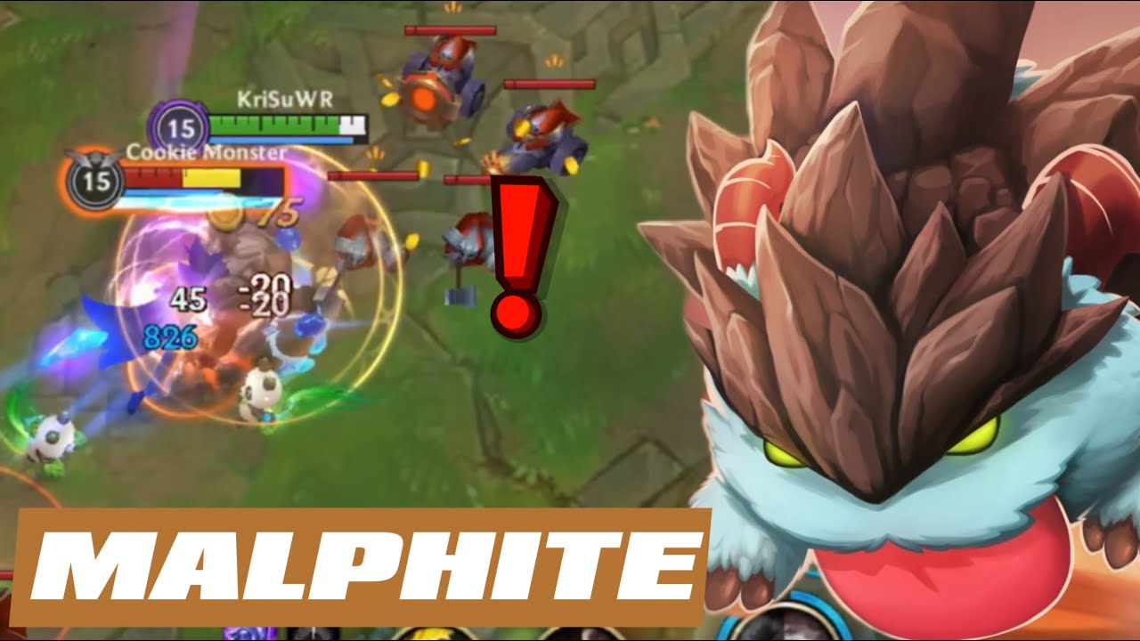 Wild Rift: MALPHITE SUPPORT GAMEPLAY IN SEASON 14 (BUILD & RUNES)