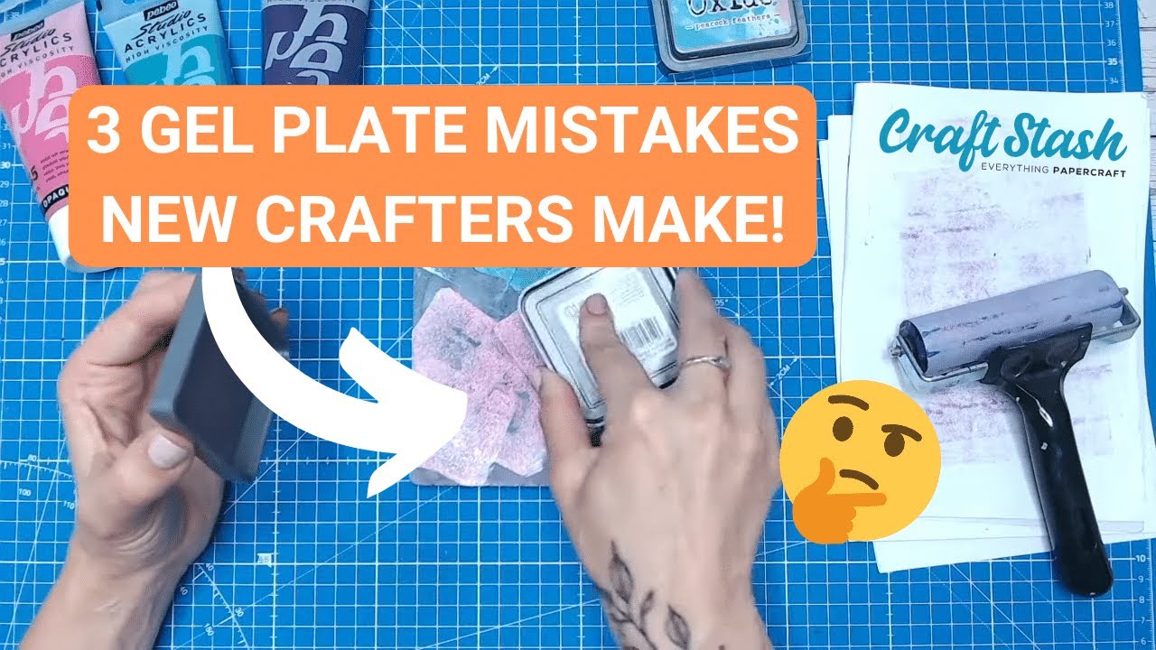 Avoid These 3 Beginner Gel Plate Printing MISTAKES!