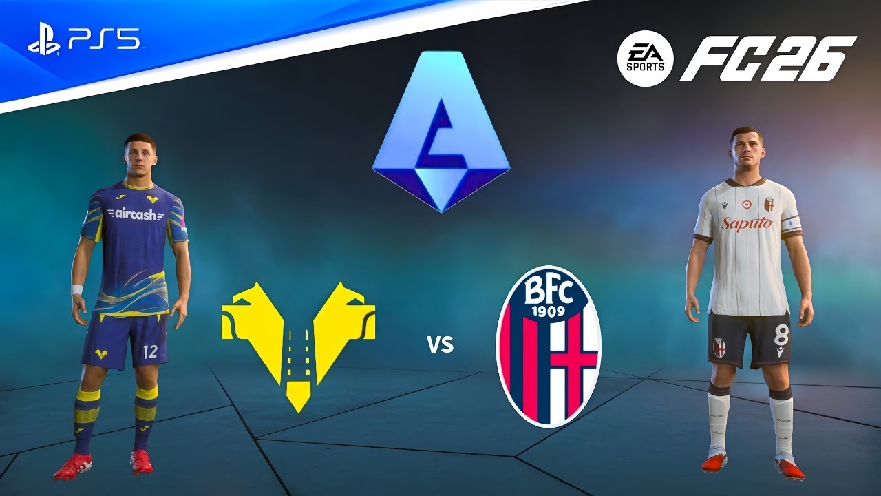 Verona vs Bologna | Serie A 25/26 Season Full Match Gameplay | FC26  PS5 4k