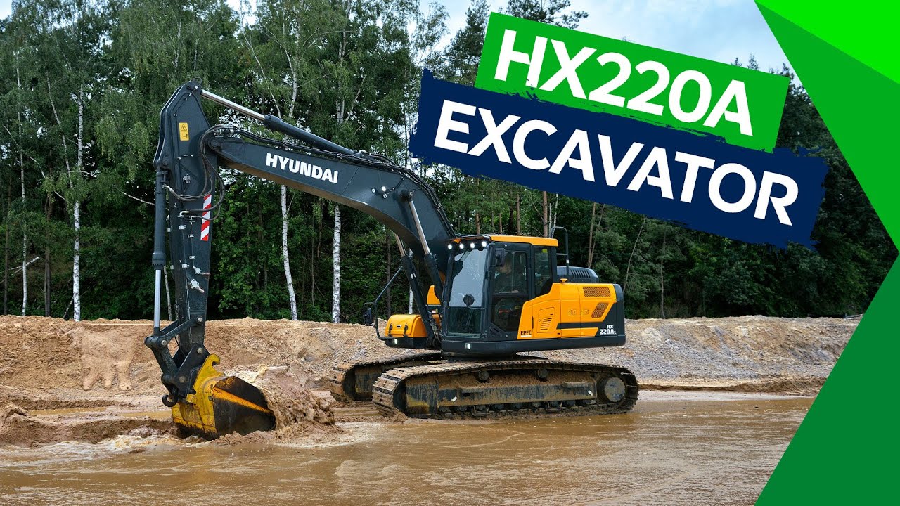 22-Tonnen-Hyundai-Nassbagger-Einsatzbericht - HX220A bei Hermann Oldewurtel