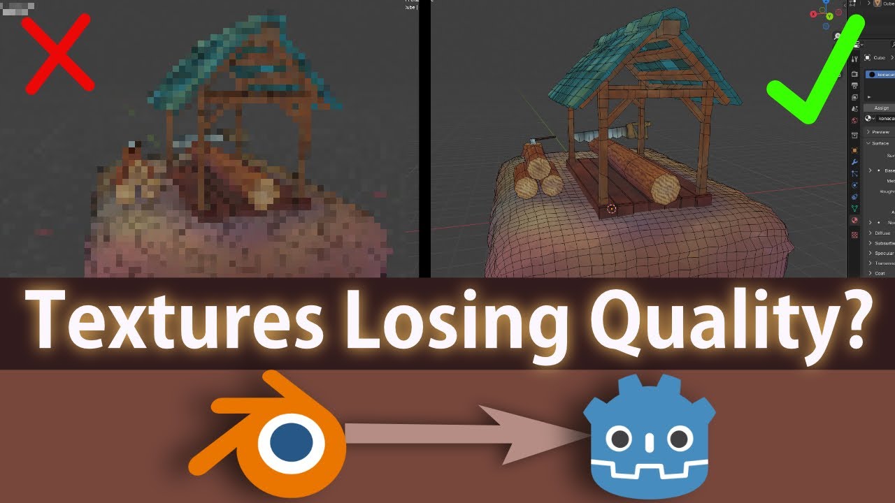 Blender to Godot: STOP Blurry Bakes! How to Keep Texture Quality