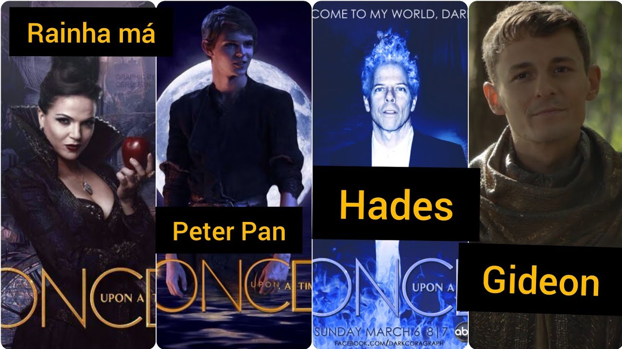 Once Upon a Time - Magic Rainha má, Peter Pan, Hades and Gideon - All Powers