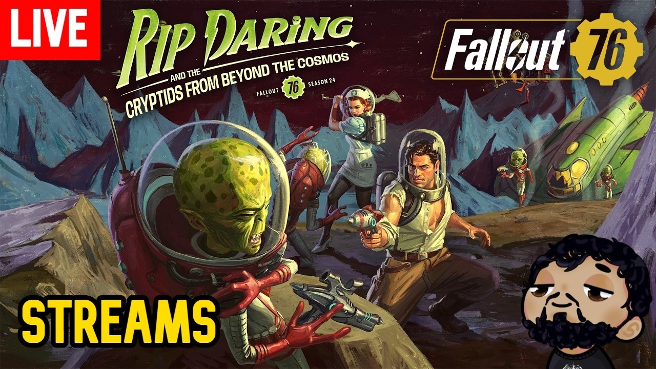 Fallout 76 - Season 24: Rip Daring and the Cryptids from Beyond the Cosmos