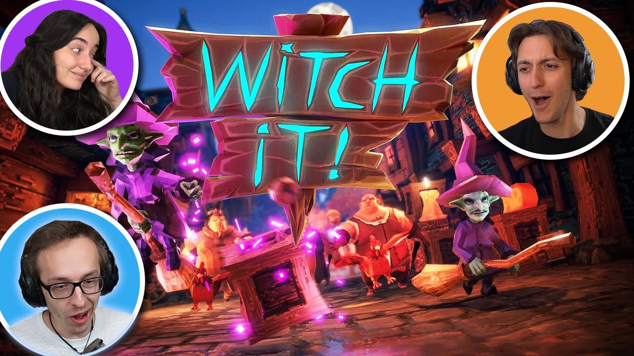 CACCIA agli YOUTUBER! - Witch It (Prop Hunt) con @leo @totta @bertra e tanti ospiti!