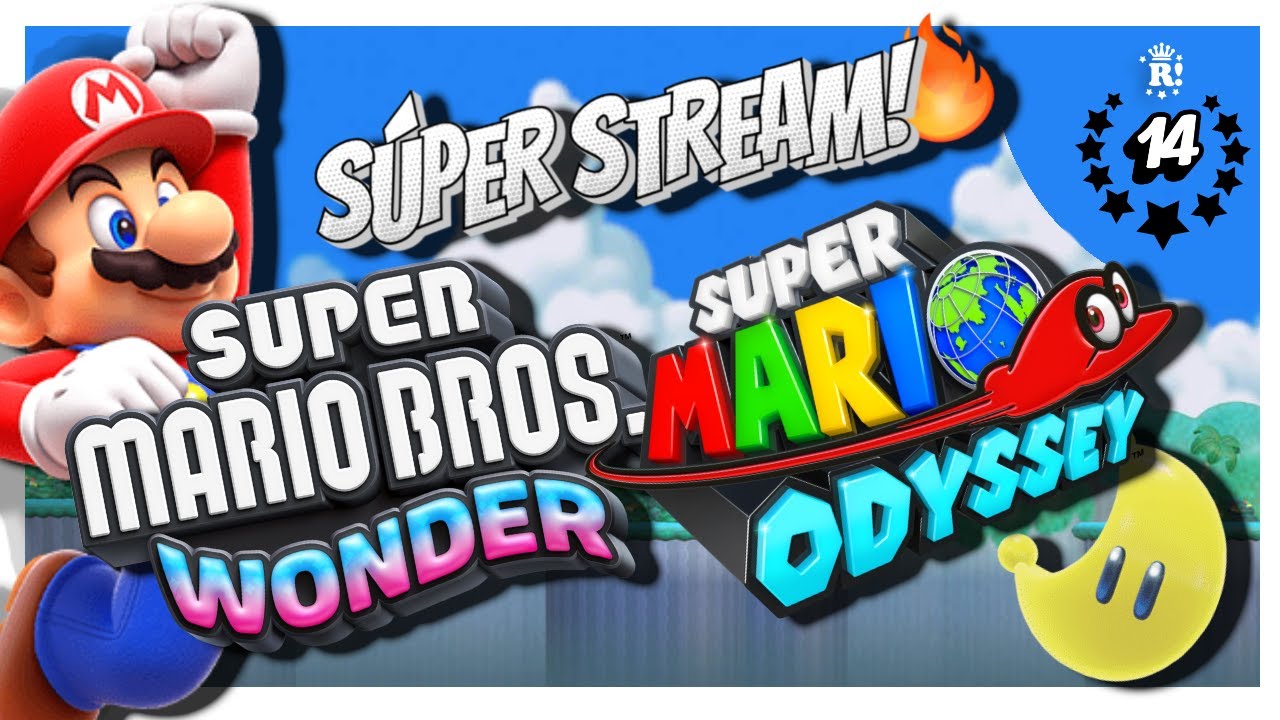 SUPER STREAM! SUPER MARIO ODYSSEY + SUPER MARIO BROS WONDER EN VIVO! (Guitarratón Parte 2)