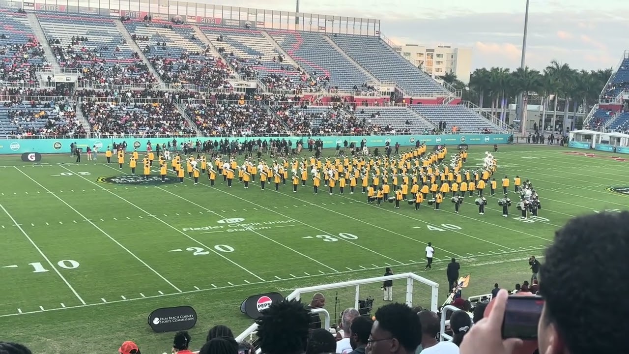 NCAT band at 2026 Pepsi National BOTBS in the Palm Beaches