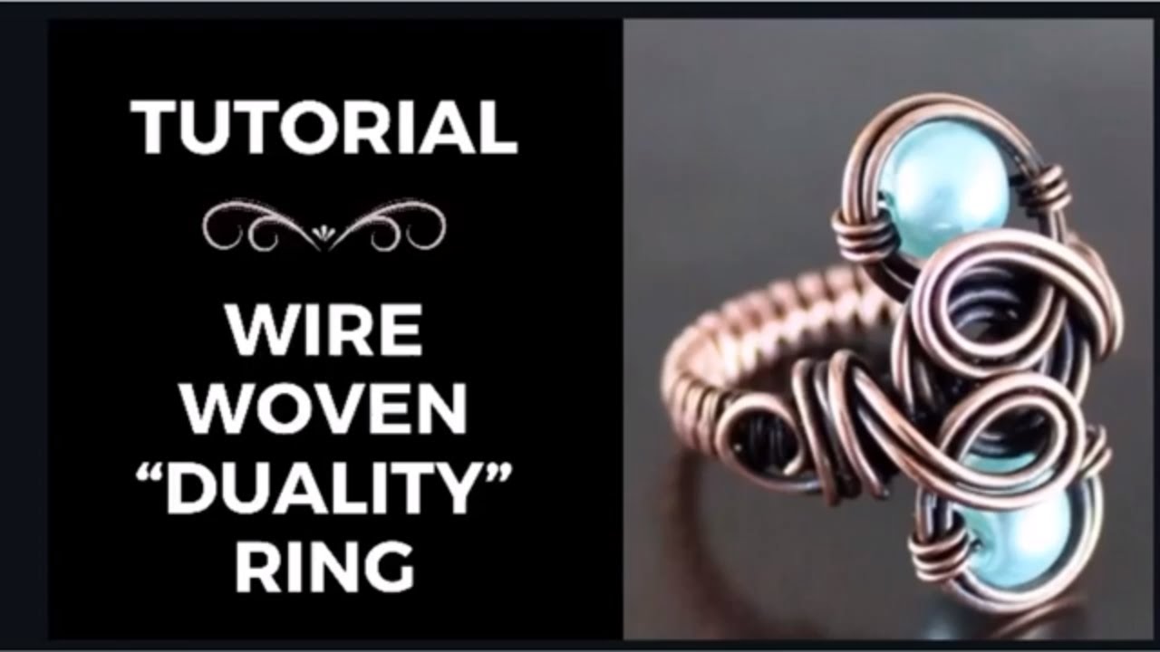 How to make a wire woven ring | Tutorial #5