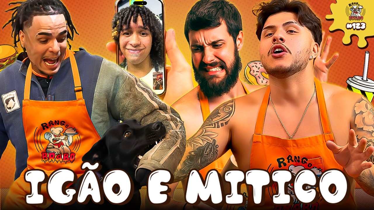IG&Atilde;O E MITICO TOMAM MORDIDA DE CACHORRO TREINADO NO RANGO BRABO &ndash; RANGO BRABO #123