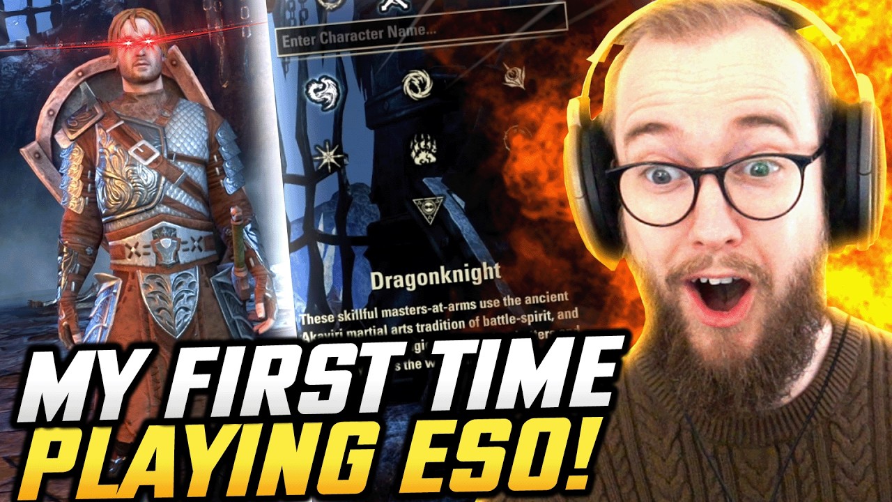 Игрок в WoW ВПЕРВЫЕ играет в Elder Scrolls Online!