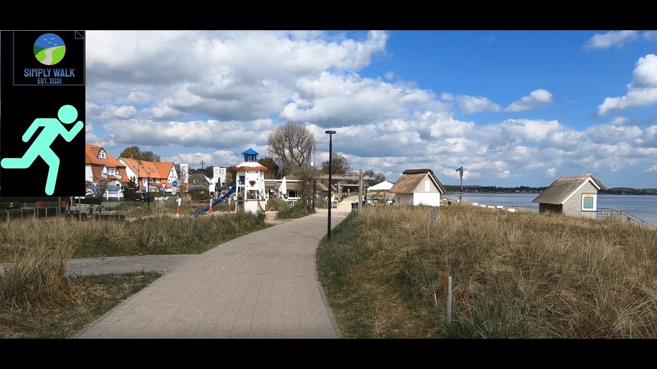 Sunny walk from Scharbeutz to Haffkrug and back (Spring)