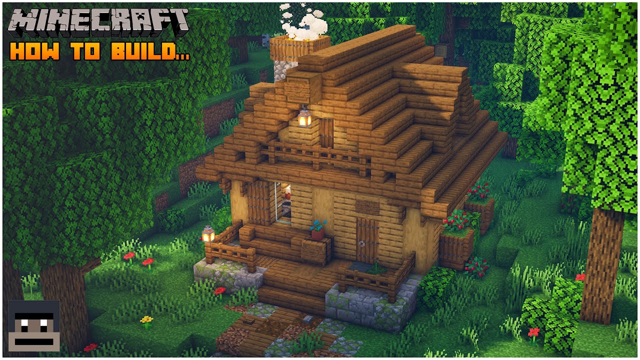 Minecraft Wooden Cabin Tutorial