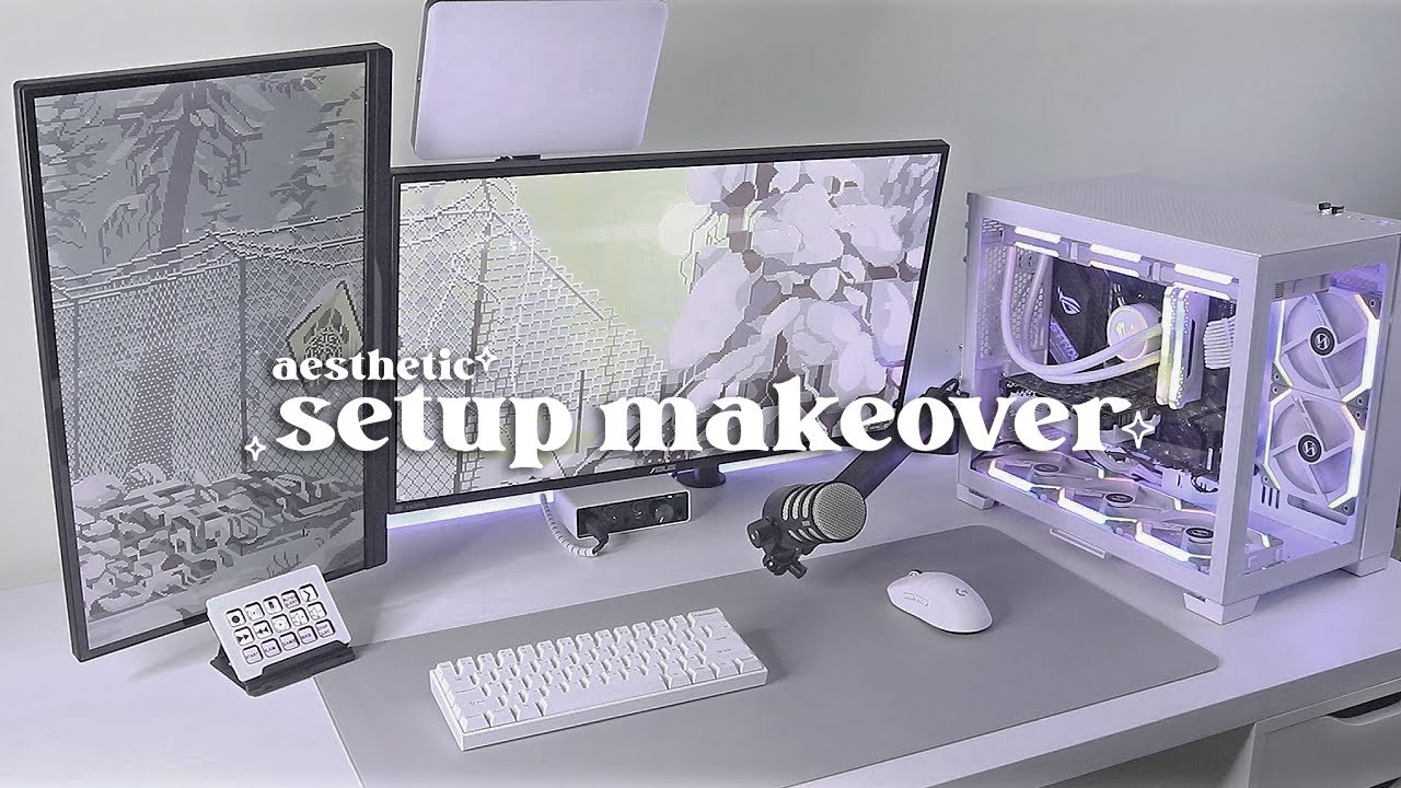 gaming setup makeover