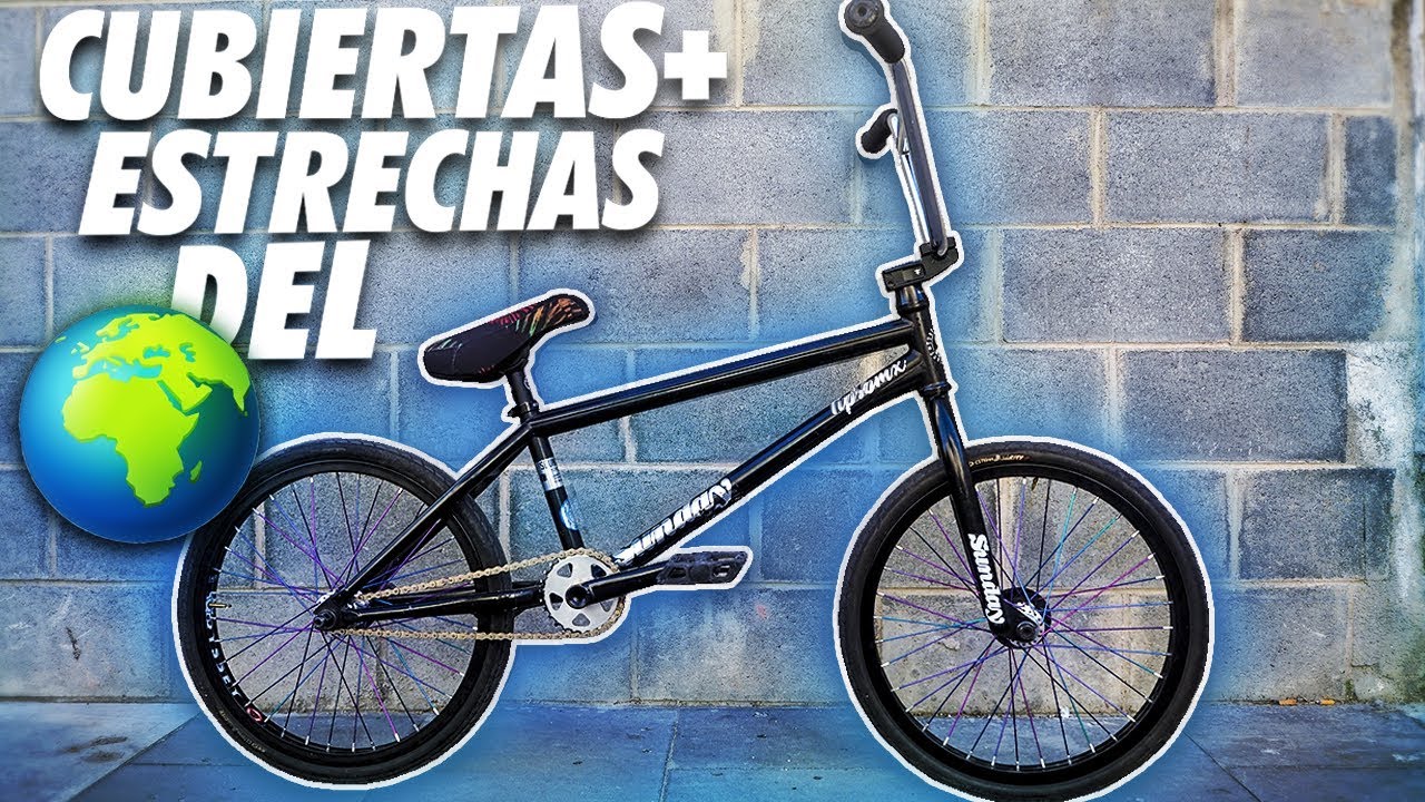 MONTAMOS LAS CUBIERTAS MÁS ESTRECHAS DEL MUNDO EN MI BMX! - Reto