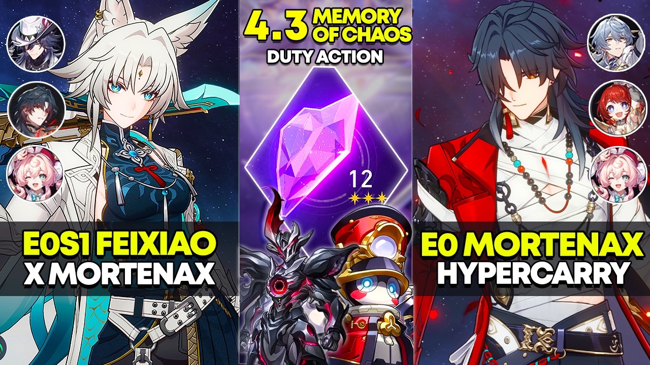 E0S1 Feixiao x M.Blade & E0 M.Blade Hypercarry | Memory of Chaos 12 | Honkai Star Rail 4.3