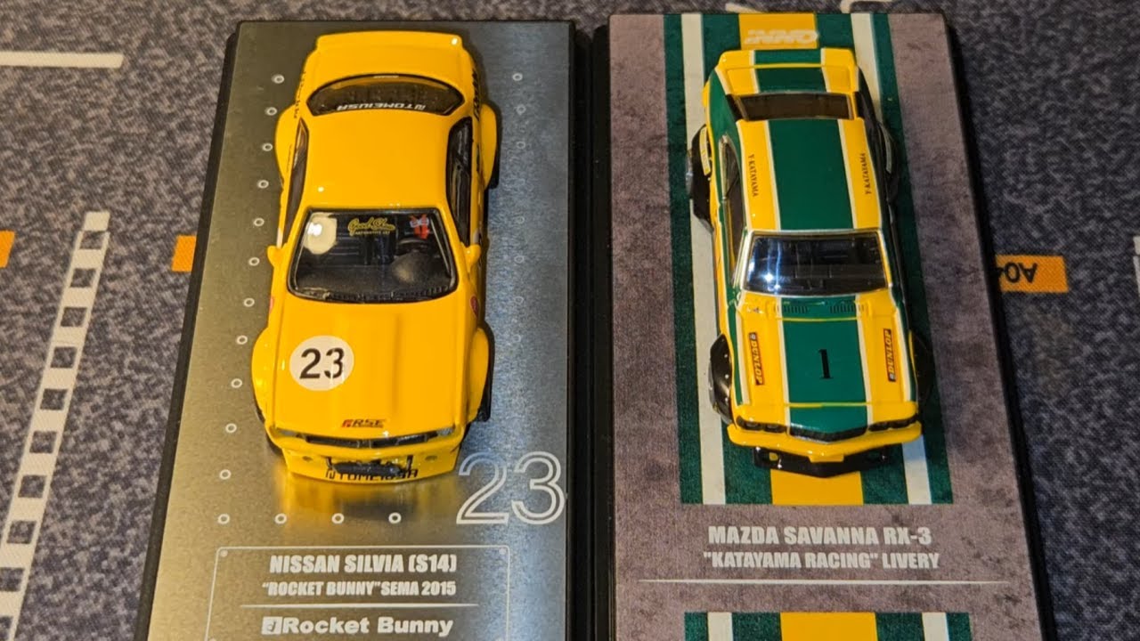 2 models from my collection aka "Then and now"