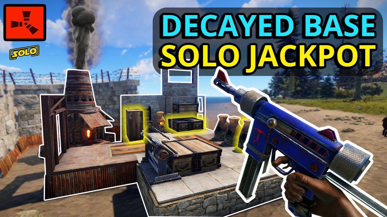 Rust DECAYED Bases Give LUCKY JACKPOT LOOT To A SOLO Player!!