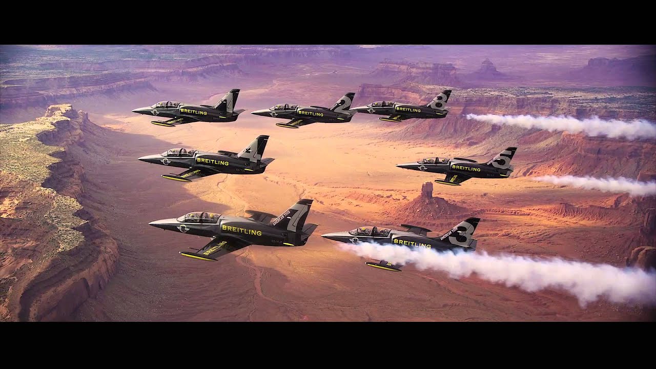 The Breitling Jet Team Iconic Flight Over Monument Valley