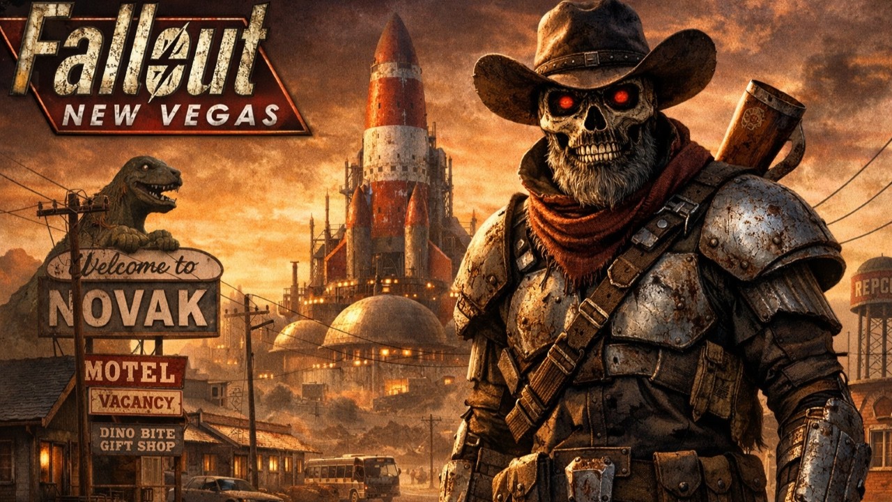 MADE IT TO NOVAK AND EXPLORE THE REPCON ROCKET FACTORY!!! Fallout: New Vegas... Episode 4