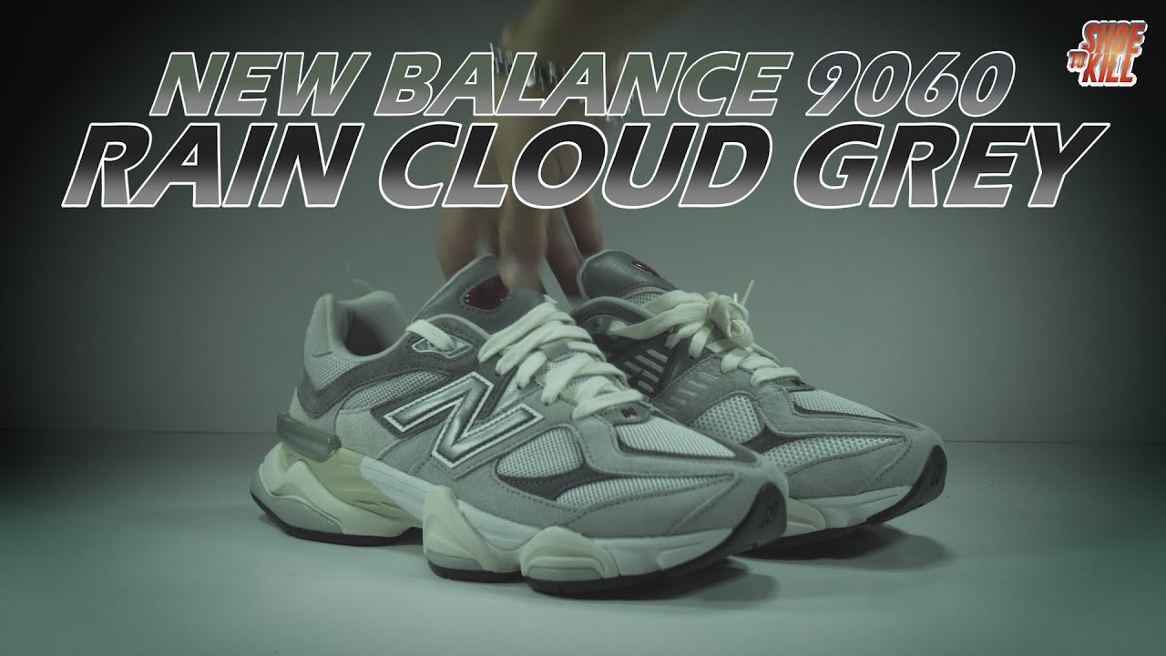 28 - NEW BALANCE 9060 RAIN CLOUD GREY