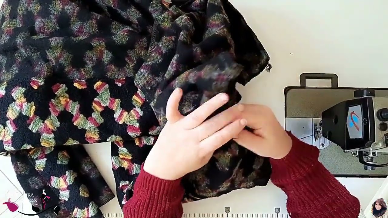 خياطة الكابيشون المتصل مع وجود بنسة الكتف