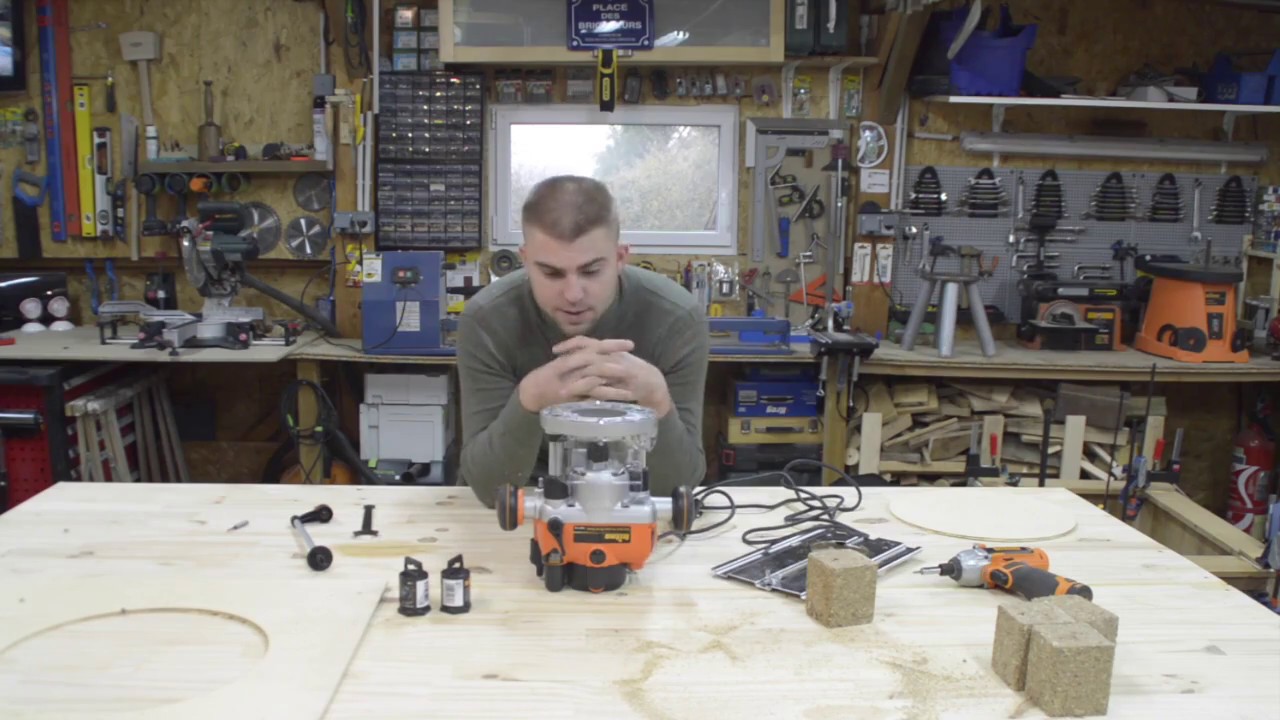 Défonceuse TRITON MOF001 - 2éme partie - Test et demonstration