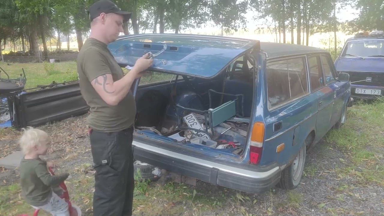 Volvo 245 Montera ihop baklucka