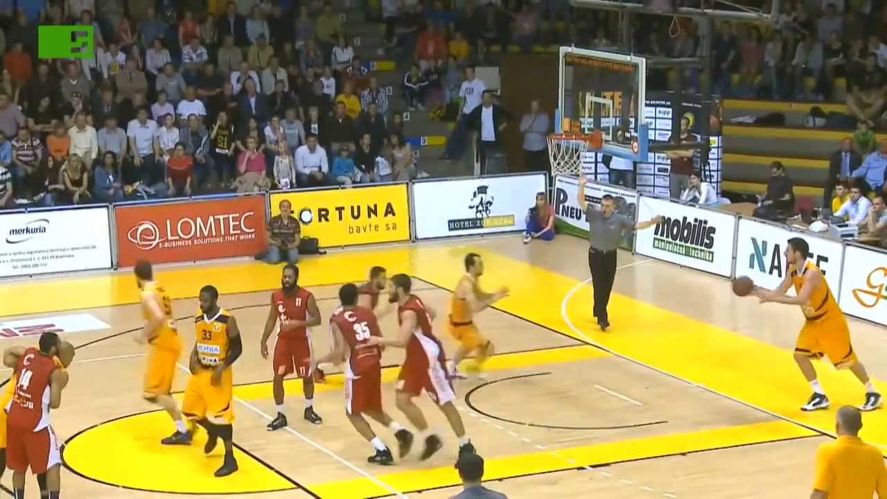 Highlight Inter Incheba Bratislava  MBK Rieker Komárno, 6. finále extraligy, muži