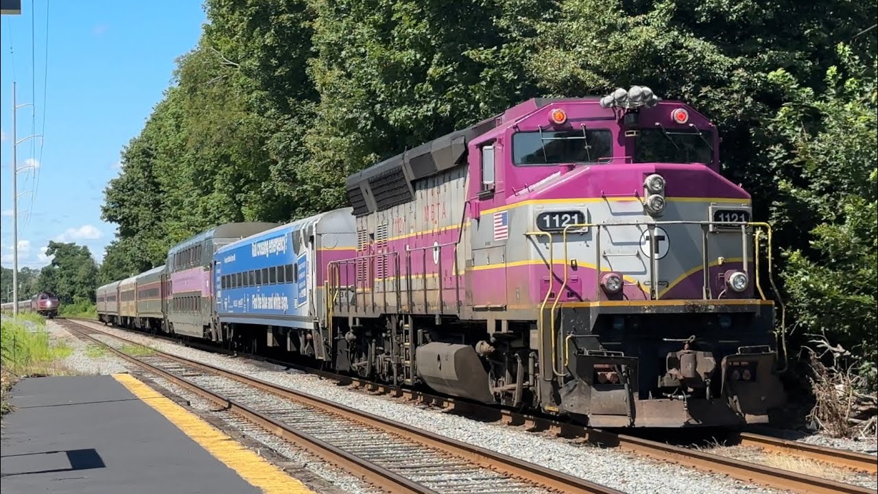 MBTA Commuter Rail on the Newburyport/Rockport Line - July 2023
