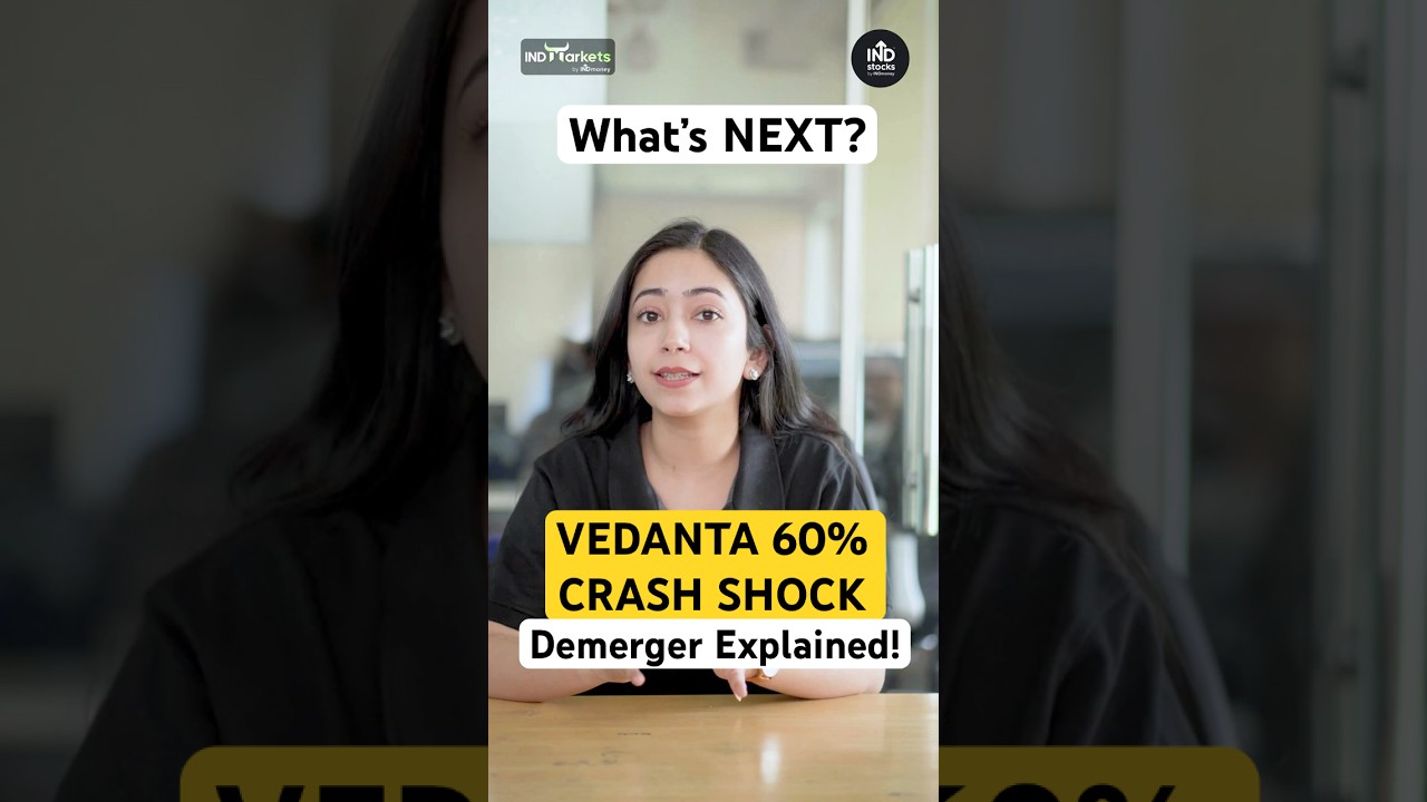 Vedanta Crash? 60% Fall Shock After Demerger! Explained