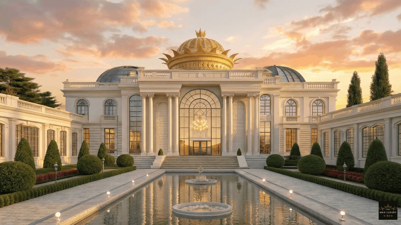 Touring the Ultimate Royal Living Estate | Gold Elegance Mega Mansion