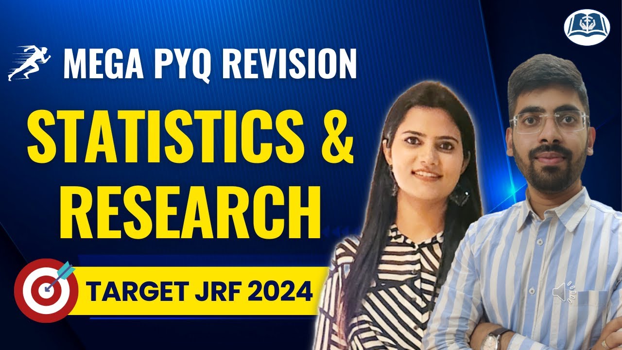 Mega PYQ Revision | Statistics & Research | UGC NET Commerce | Management | Target JRF 2024