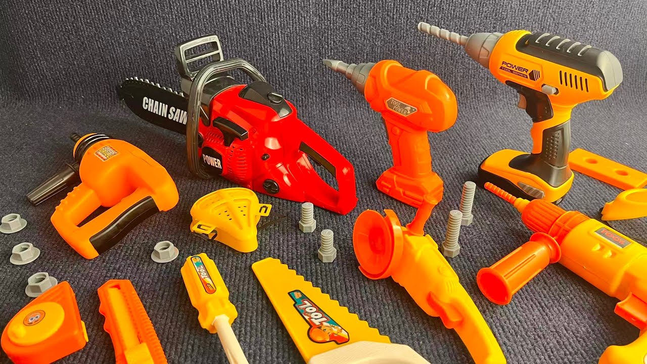 10 min to open the box, satisfied with the electric screwdriver, screw assembly toolbox | Toy Review