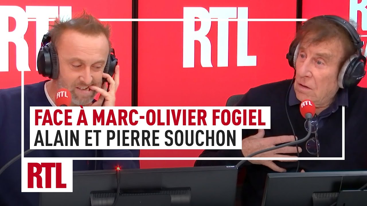 Alain et Pierre Souchon face à Marc-Olivier Fogiel sur RTL