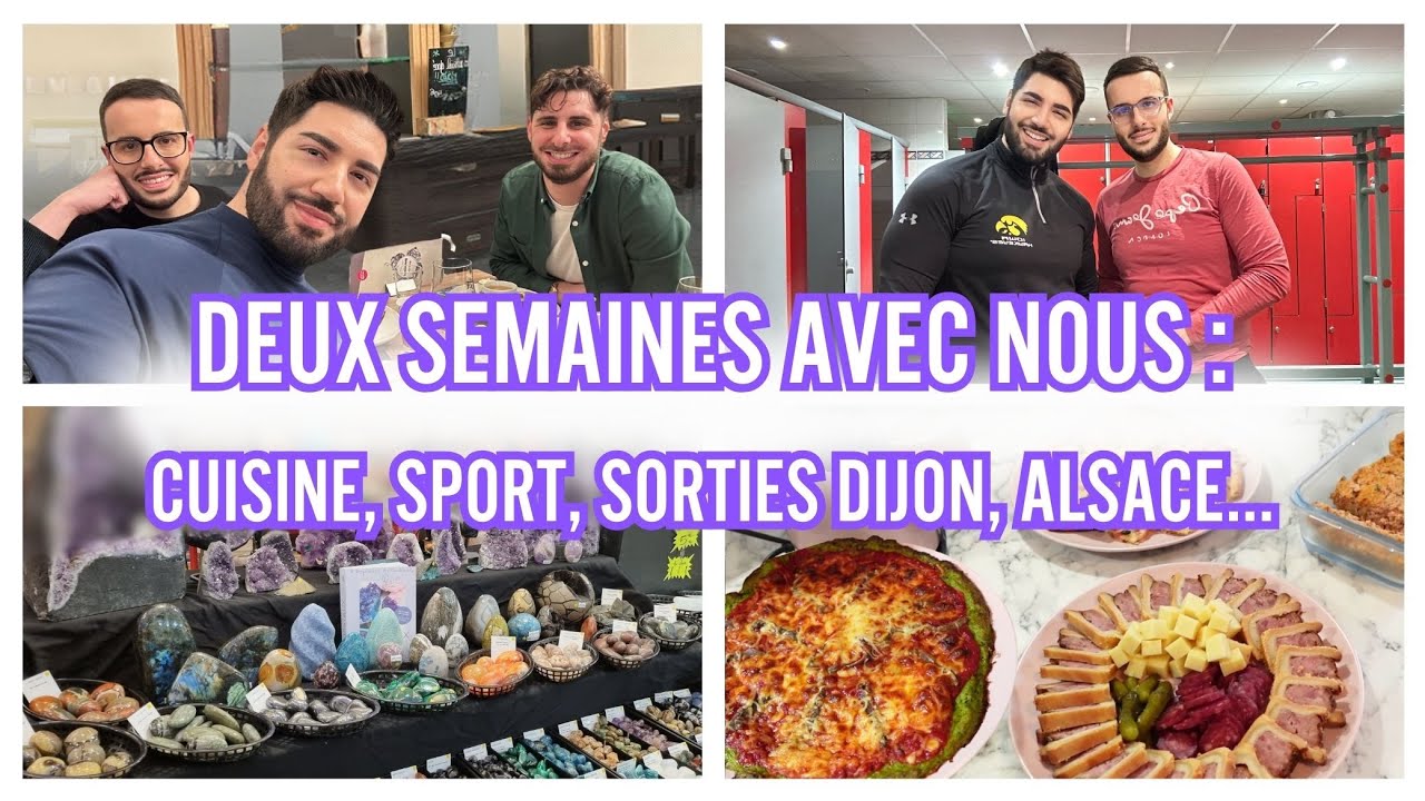 WEEKLYVlOG 2024 #6 | DEUX SEMAINES DE VACANCES AVEC NOUS| COOKING | SPORT | SORTIES