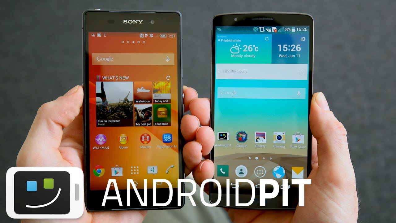 Xperia Z2 vs LG G3 [COMPARATIVO]