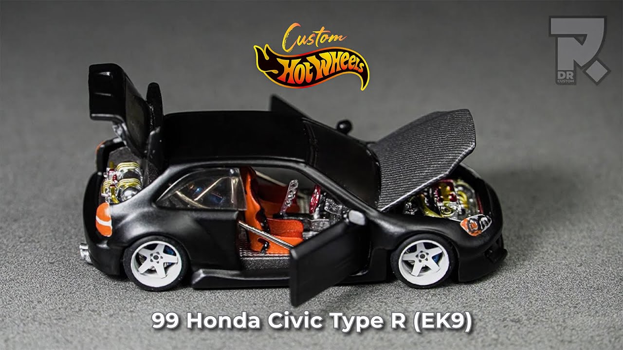 HONDA CIVIC TYPE R EK9 Custom Hot Wheels | Openable