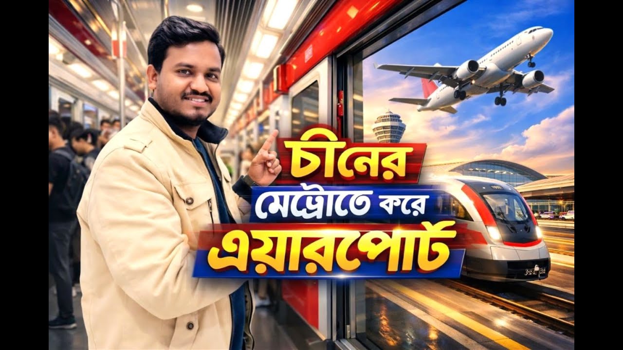 চীনের মেট্রোতেই সরাসরি এয়ারপোর্ট ! অবিশ্বাস্য অভিজ্ঞতা  ! Masum Explorer