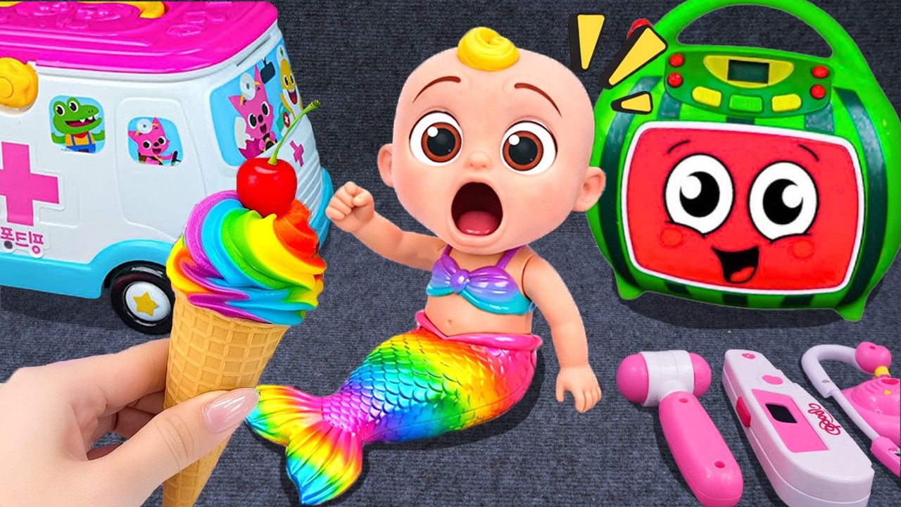 20 Minutos Satisfat&oacute;rios De Unboxing Da Cole&ccedil;&atilde;o PINKFONG E Brinquedo De M&eacute;dico | Funny Toys ASMR