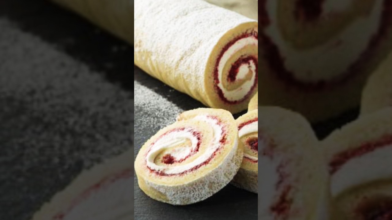 Swiss roll cake 🍰🫣 