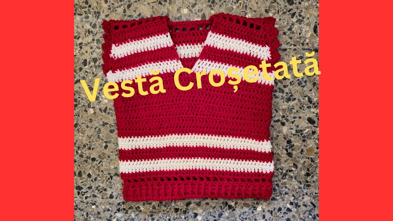 Vestuta (vesta) usor de crosetat