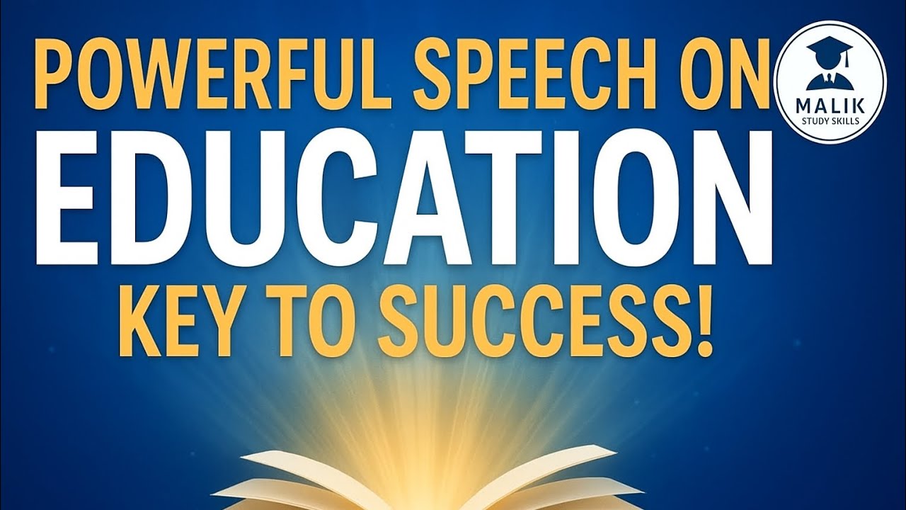 Speech on Education in English | Importance of Education in english/Best Speech on Education