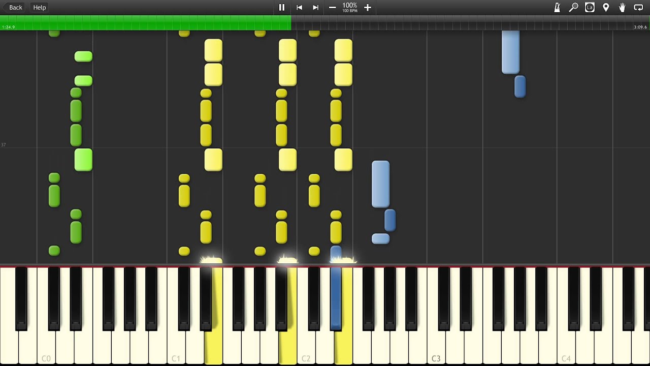 Linkin Park - Points Of Authority Piano (Synthesia)