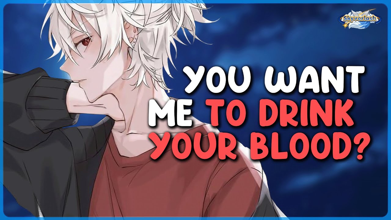 [M4F] Your Vampire Boyfriend Comforts You During Your Period [Light Blood Drinking] ASMR Roleplay